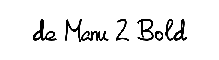 de Manu 2 Bold  لخطوط تنزيل