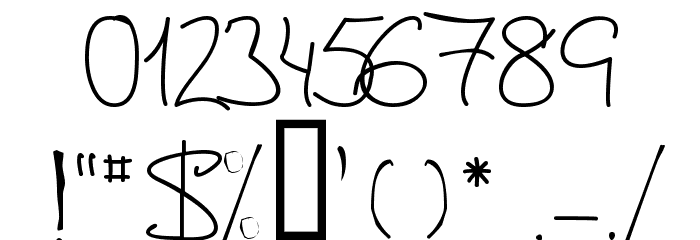 de Manu 2 Font OTHER CHARS