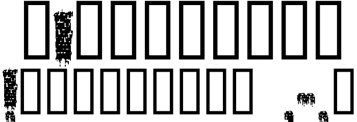 deFaced Font OTHER CHARS