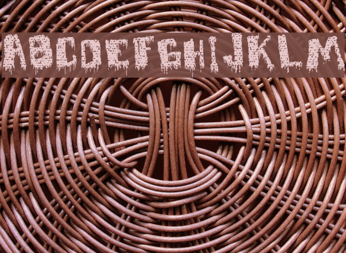 deFaced Font examples