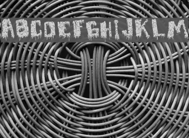 deFaced Schriftart examples