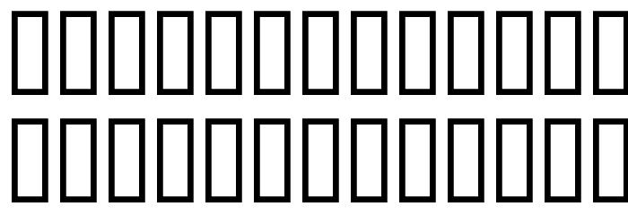 deFaced Font LOWERCASE