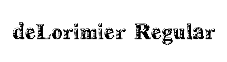 deLorimier Regular フォント
