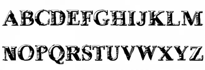 deLorimier Regular Font Litere mari