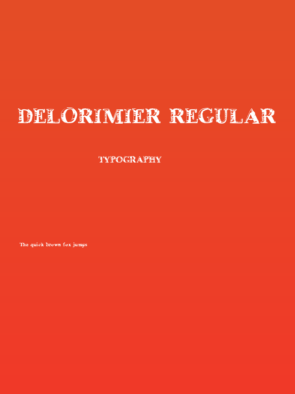deLorimier Regular Poster