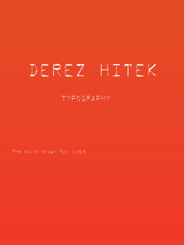 deRez hiTek Poster