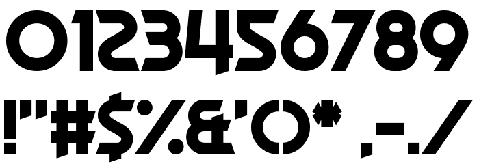 deToks Font OTHER CHARS