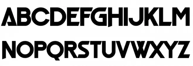 deToks Schriftart Groß