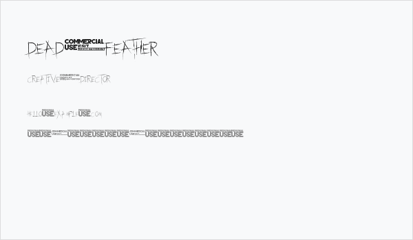 dead feather Business Card