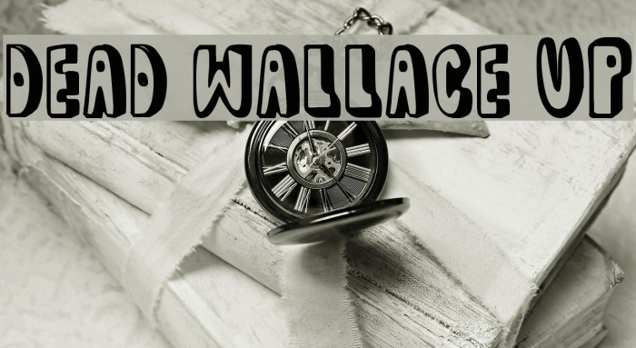dead wallace UP Font examples