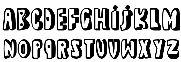 dead wallace UP Font LOWERCASE