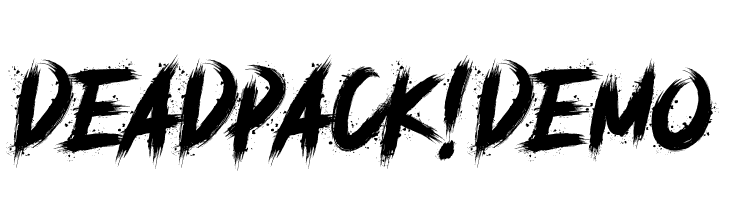 deadpack! demo  les polices de caractères gratuit tlcharger