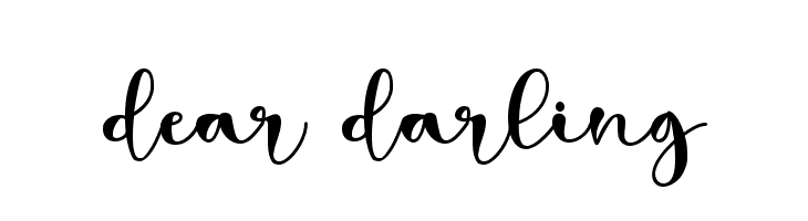 dear darling  免费字体下载