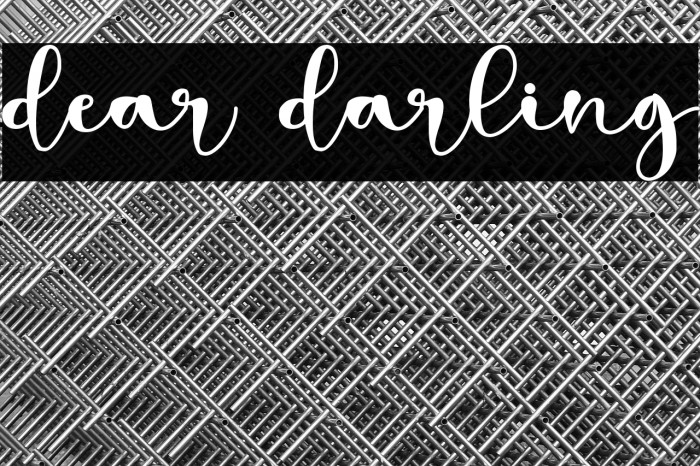 dear darling Example 1