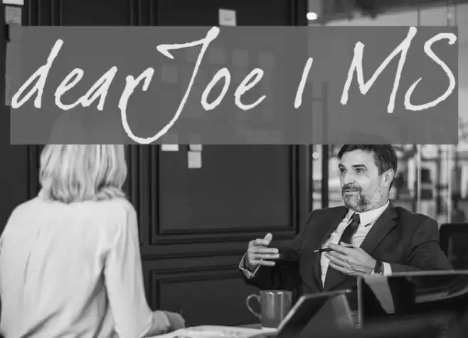 dearJoe 1 M&S Font examples