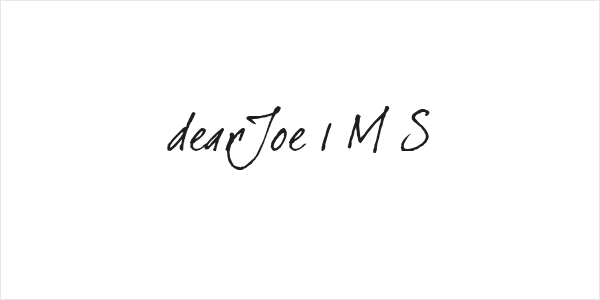 dearJoe 1 M&S Logo