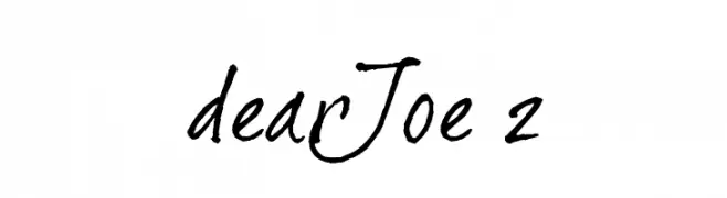 dearJoe 2  font caratteri gratis
