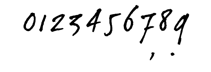 dearJoe 2 Font OTHER CHARS