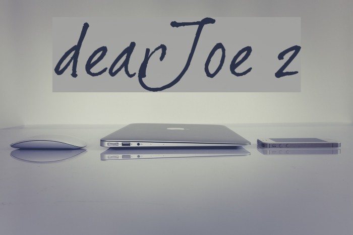 dearJoe 2 Font examples