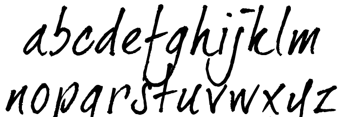 dearJoe 2 Font LOWERCASE
