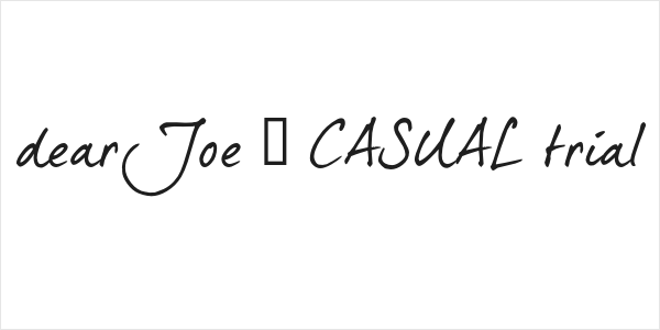dearJoe 5 CASUAL trial Logo