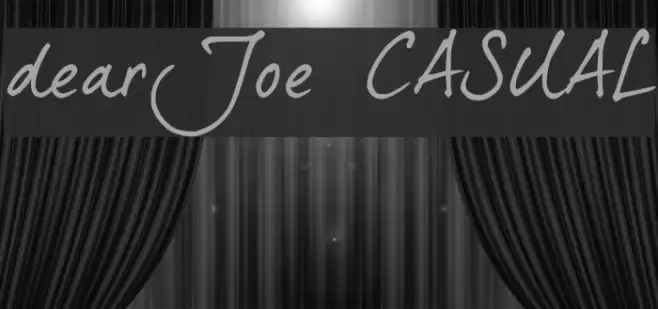 dearJoe 5 CASUAL Font examples