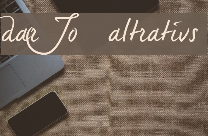 dearJoe 5 alternatives Example 3