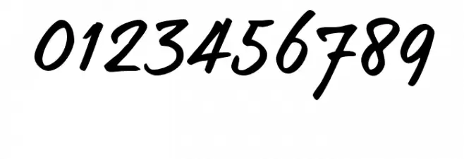 dearJoe 6 TRIAL Font OTHER CHARS