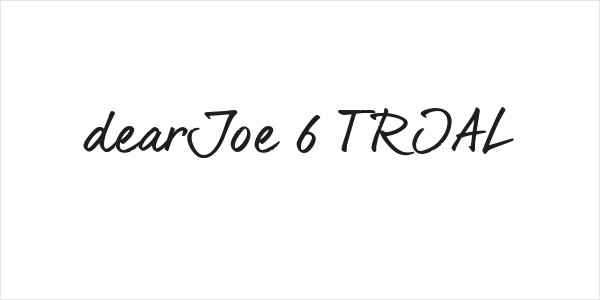 dearJoe 6 TRIAL Logo