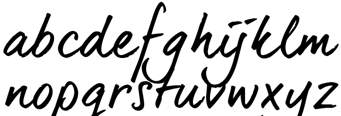 dearJoe 6 TRIAL Font LOWERCASE