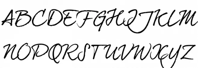 dearJoe 7 TRIAL Schriftart Groß
