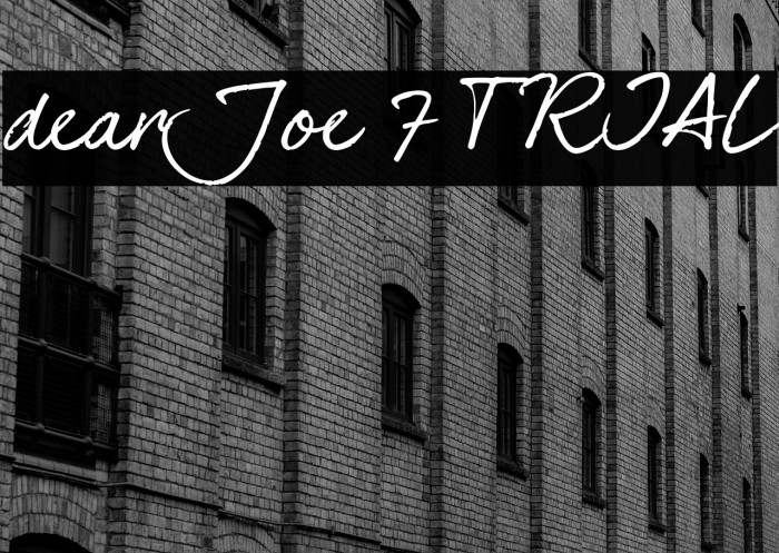 dearJoe 7 TRIAL Example 3