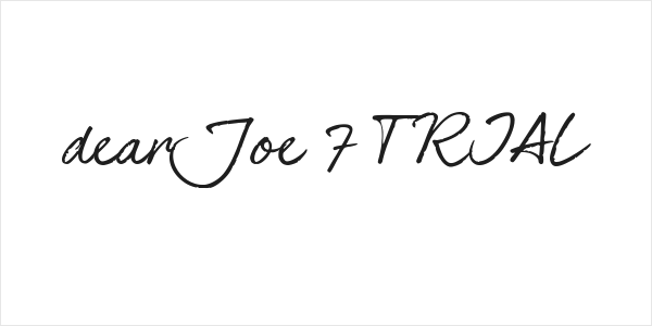 dearJoe 7 TRIAL Logo