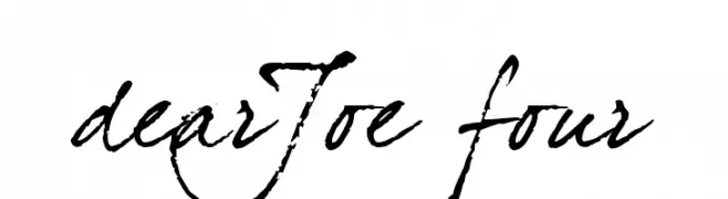 dearJoe four  font caratteri gratis