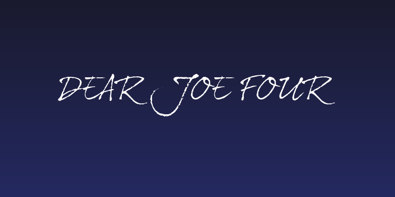 dearJoe four Social Header