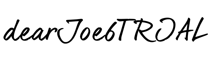 dearJoe6TRIAL  नि: शुल्क फ़ॉन्ट्स डाउनलोड