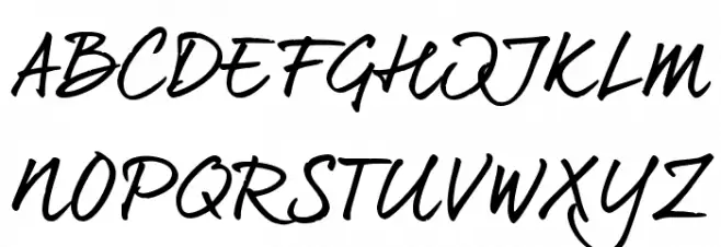 dearJoe6TRIAL Font Litere mari