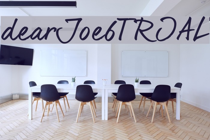 dearJoe6TRIAL Font examples