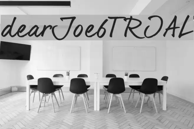 dearJoe6TRIAL Example 1