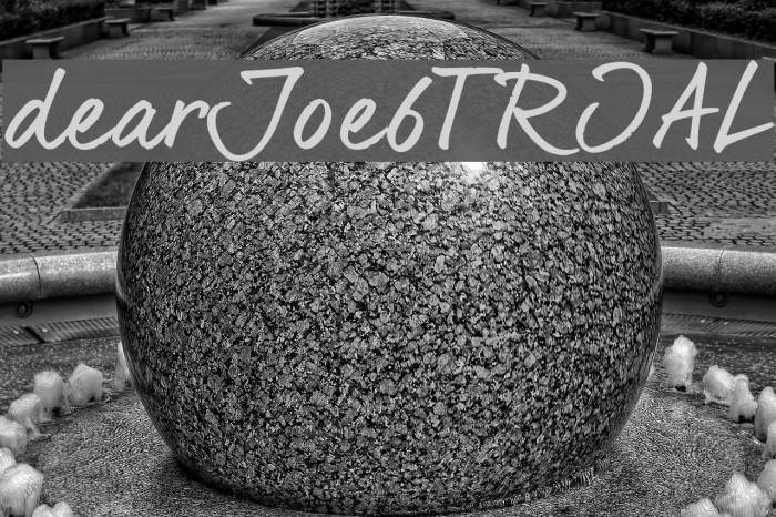dearJoe6TRIAL Font examples