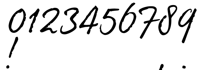 dearJoe7TRIAL Font OTHER CHARS