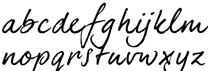 dearJoe7TRIAL Font LOWERCASE