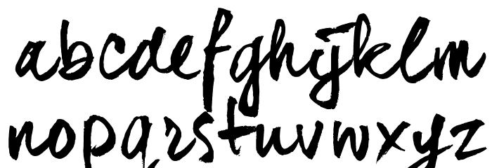 dear_JoeHannes_TRIAL Font LOWERCASE