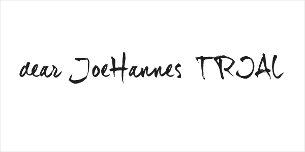 dear_JoeHannes_TRIAL Logo