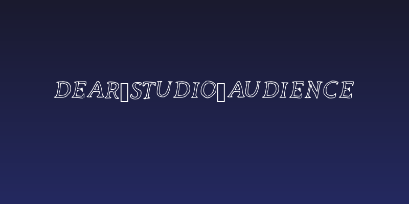 dear_studio_audience Social Header