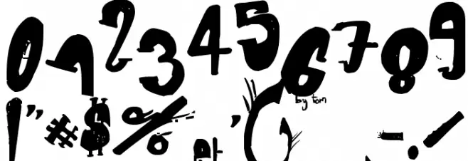 death friends µ* Font OTHER CHARS