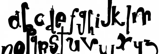 death friends µ* フォント 小文字