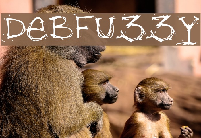 debfuzzy Font examples