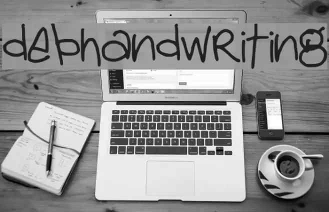 debhandwriting Font examples