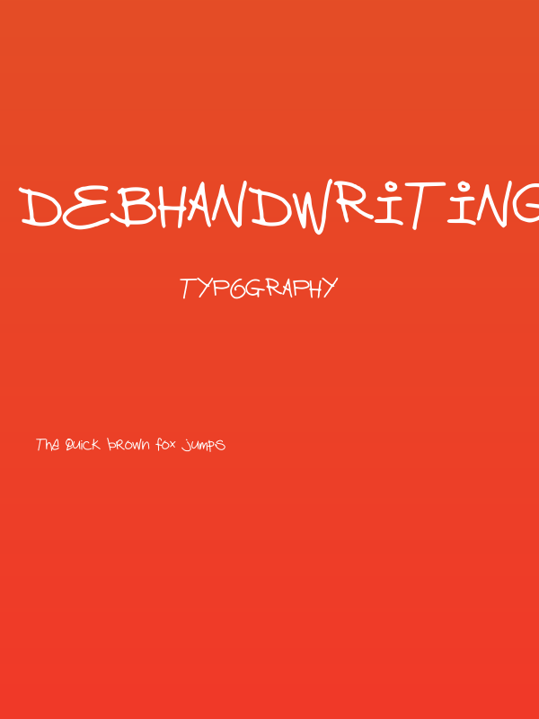 debhandwriting Poster